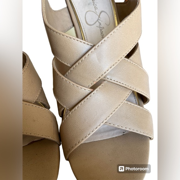 Jessica Simpson Nude Wedge Heels - Picture 6 of 11